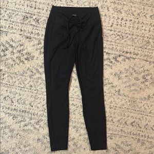 Black High-Waisted Leggings with drawstring by Fabletics